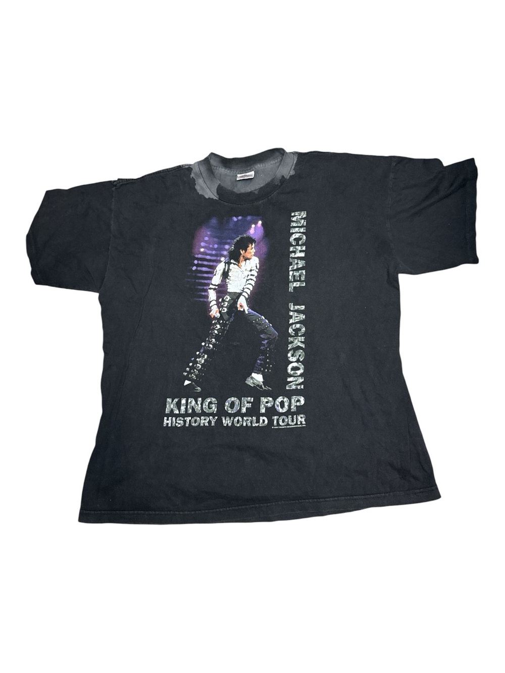 VINTAGE 1996 Michael Jackson King of Pop History World Tour Concert T-shirt XL